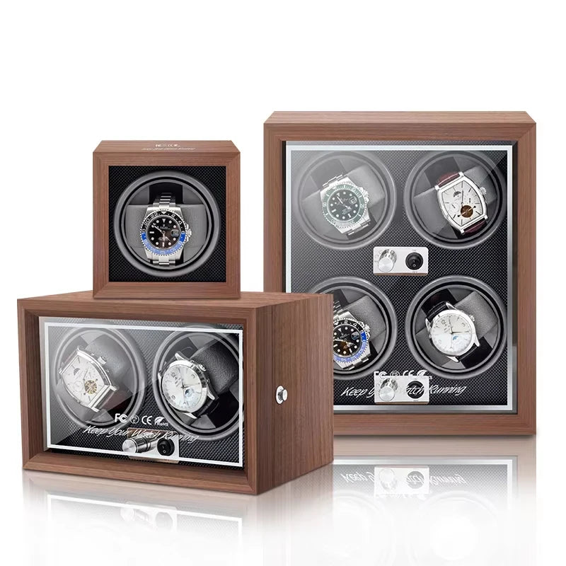JM wooden watch holder