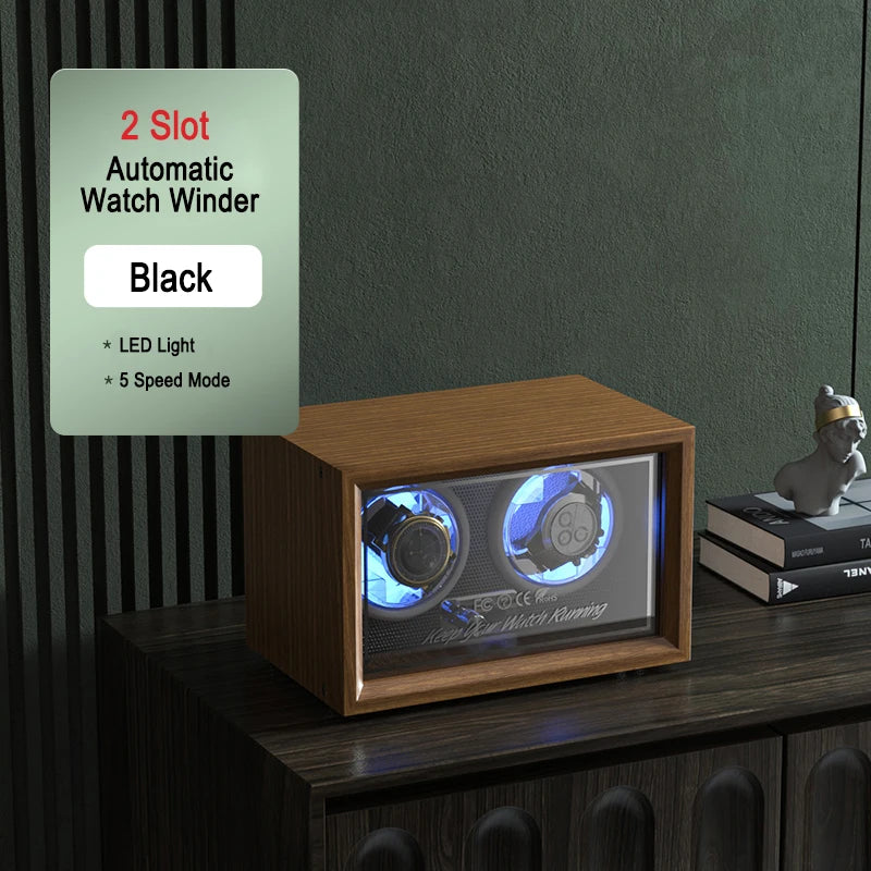 JM wooden watch holder